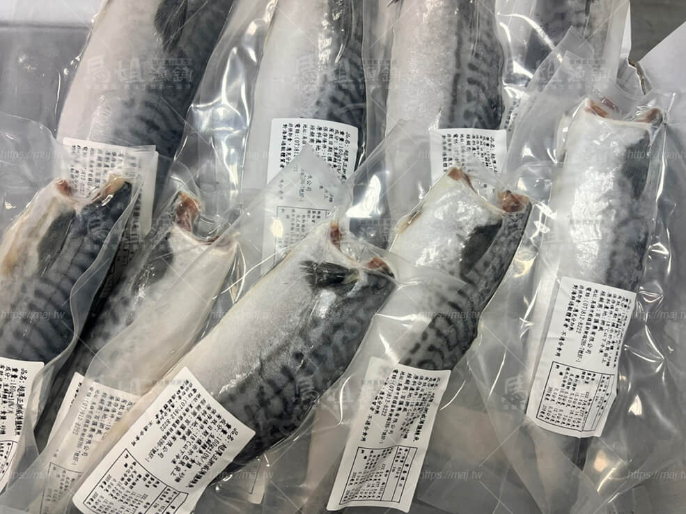 營業用透明袋薄鹽鯖魚片 145-160g